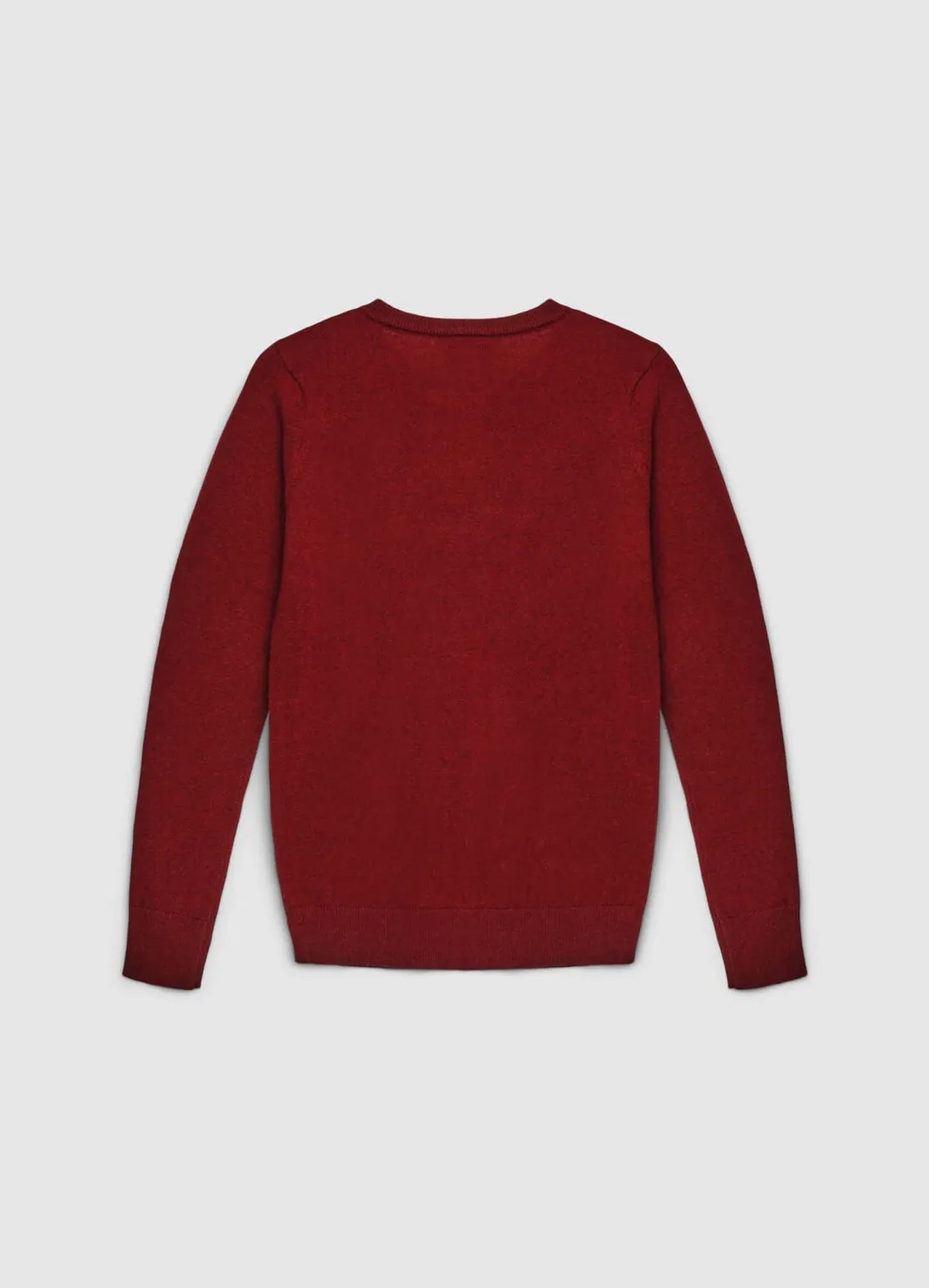 Calliope Pull col rond uni maille fine femme