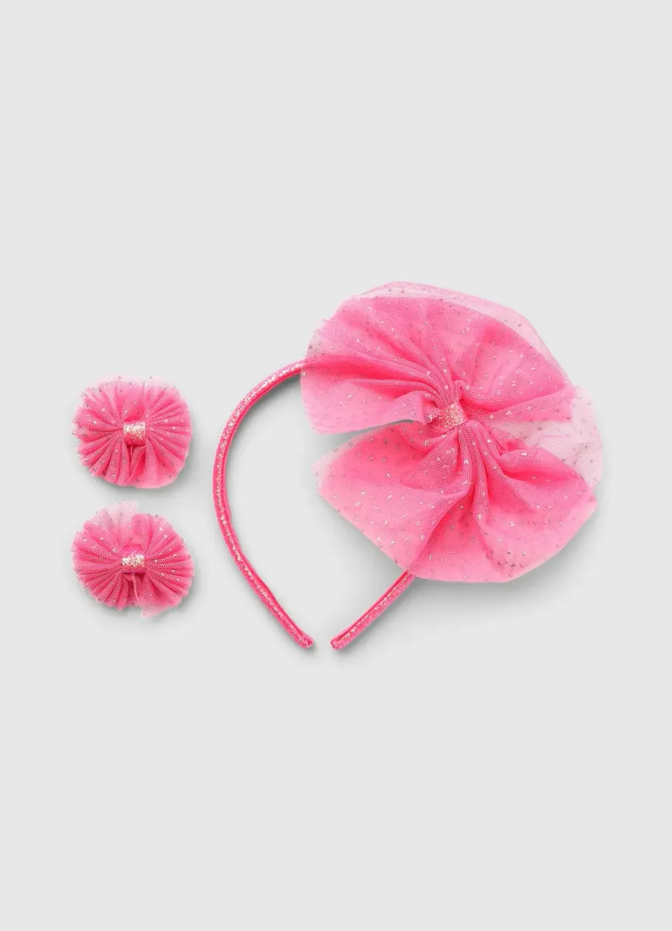 Calliope Lot 3 accessoires cheveux fille noeuds brillants