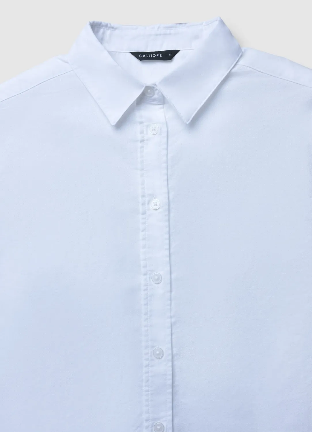 Calliope chemise oversize coton femme manches longues