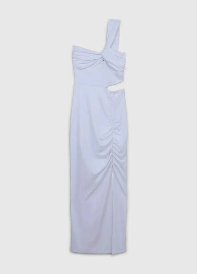 Calliope Atelier robe longue femme torchon cut-out