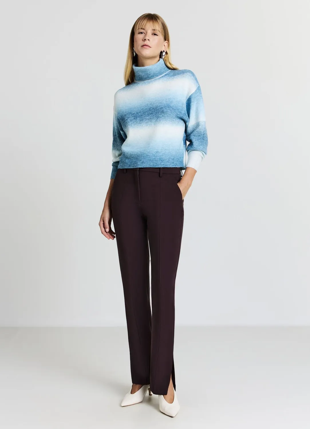 Calliope pull col roulé dégradé femme M
