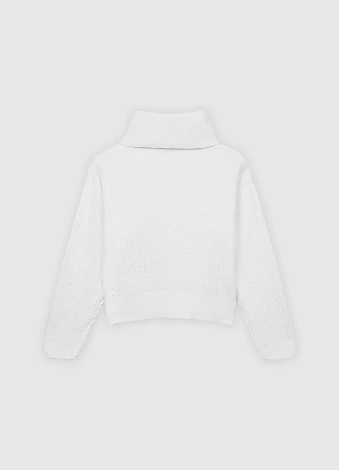 Calliope pull col roulé femme uni manches longues
