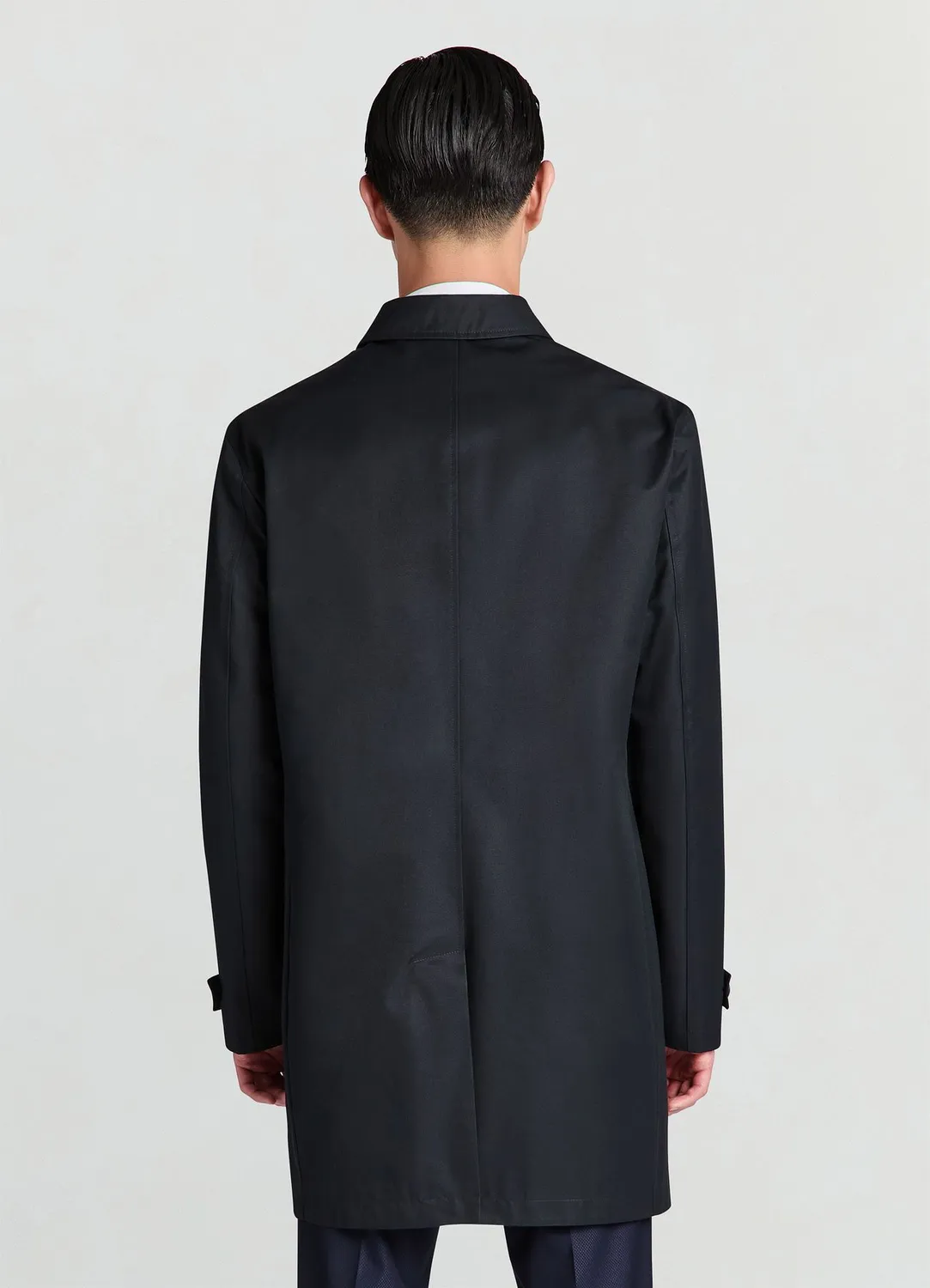 Calliope uni long manteau homme poches