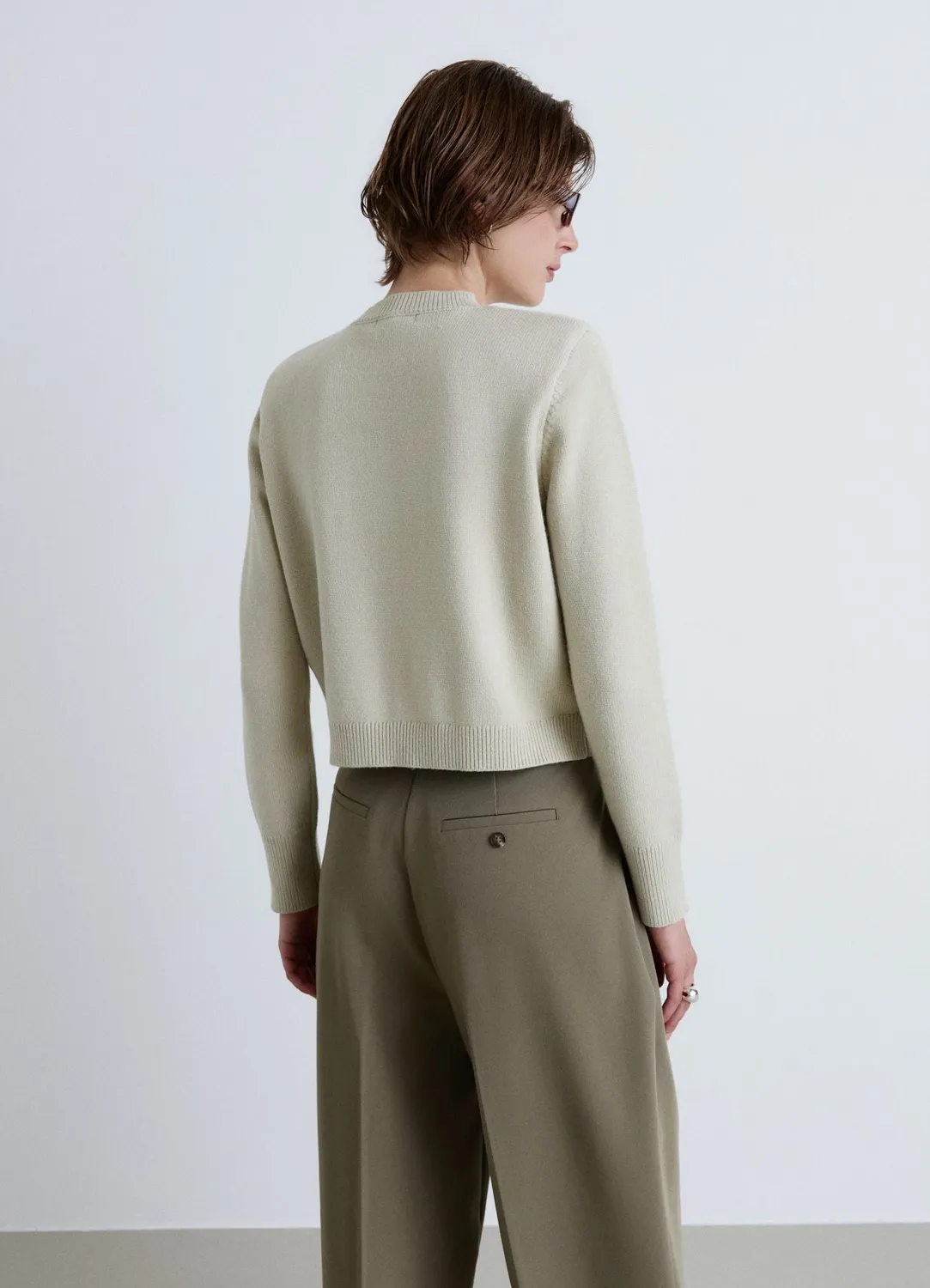 Calliope pull col rond femme coupe boxy