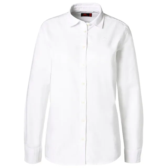 Robe di Kappa Bonin chemise femme blanc coton manches longues