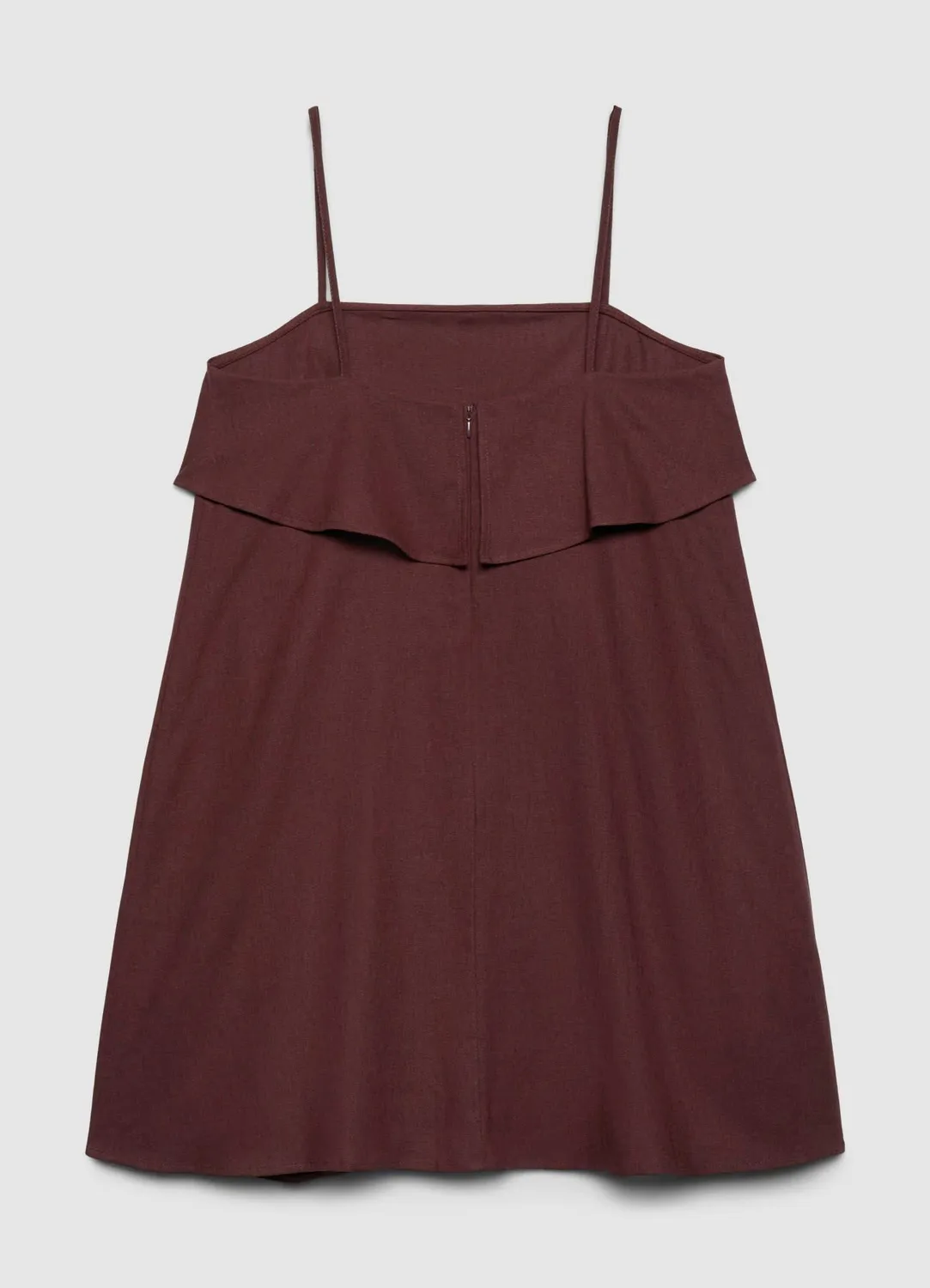 Calliope Mini Évasé Robe Femme Lin Bretelles