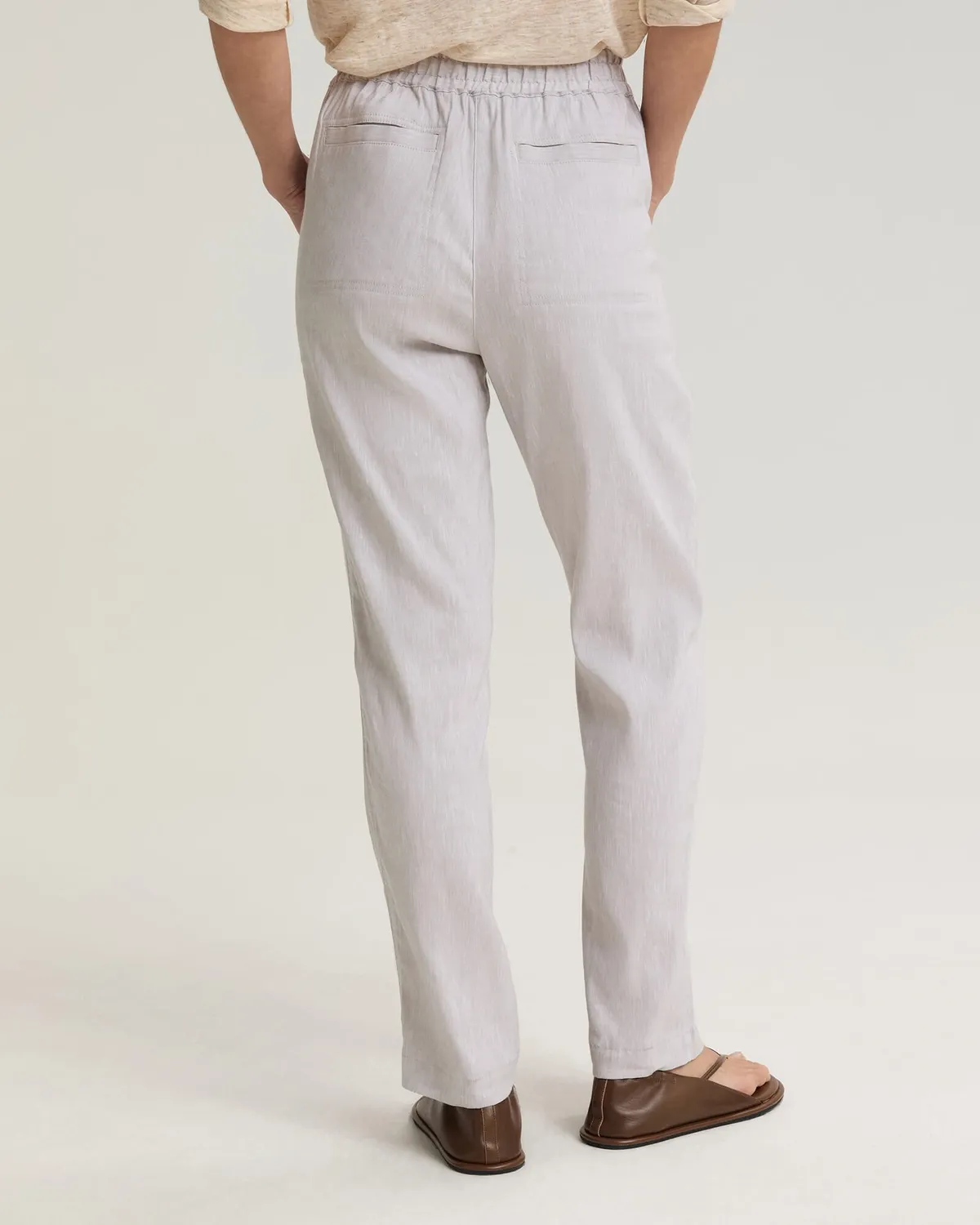 SPORTSCRAFT Rosa pantalon lin femme taille 6 respirant