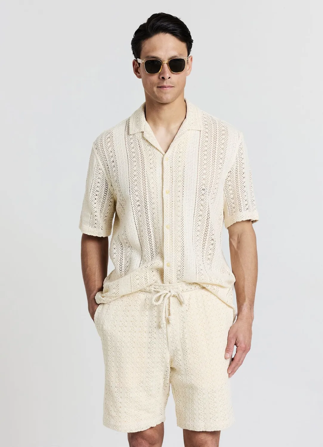 Calliope jogger court homme crochet regular