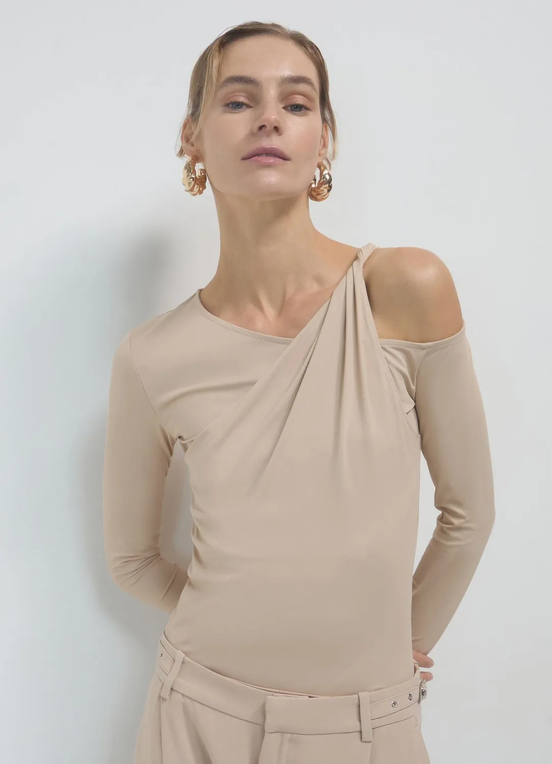 Calliope T-shirt cut-out femme manches longues