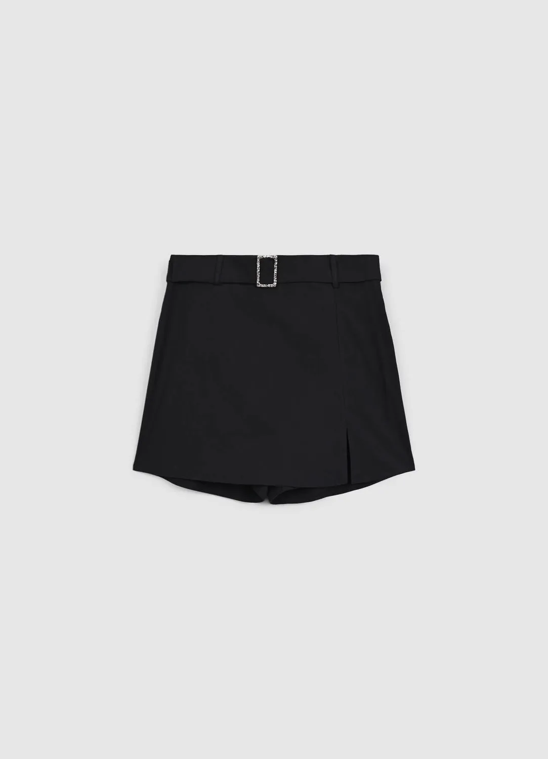 Calliope jupe-short femme coton avec ceinture