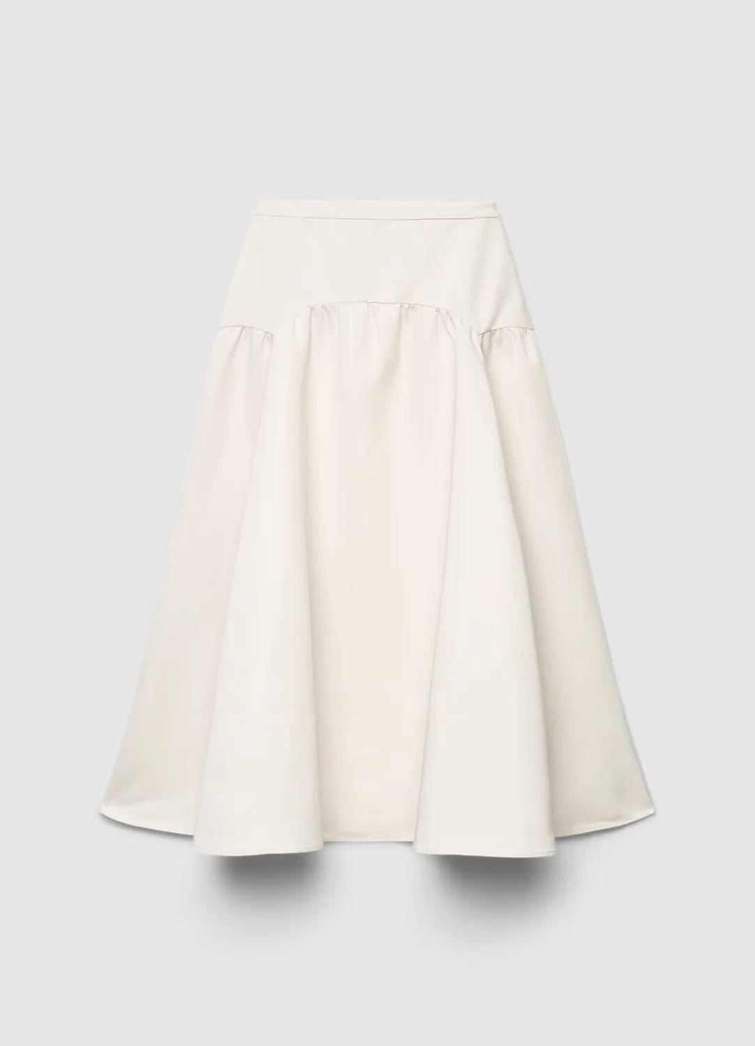 Calliope jupe midi évasée femme unie circle