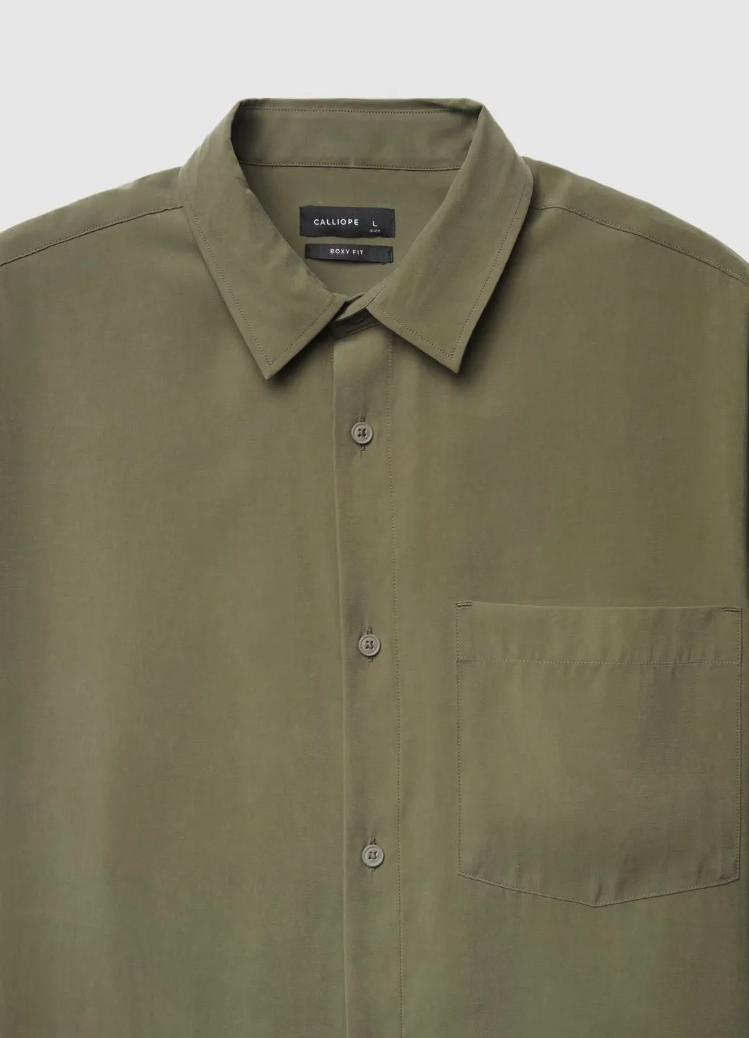 Calliope Chemise boxy fit homme poche poitrine