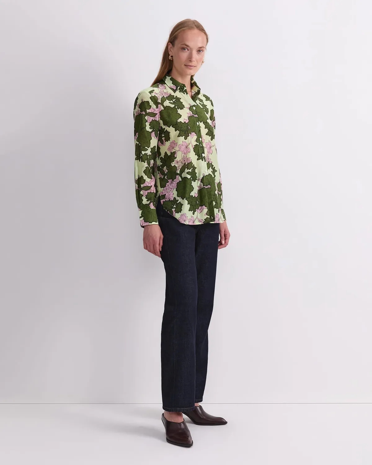 Sportscraft Fleur chemise coton soie imprimé floral