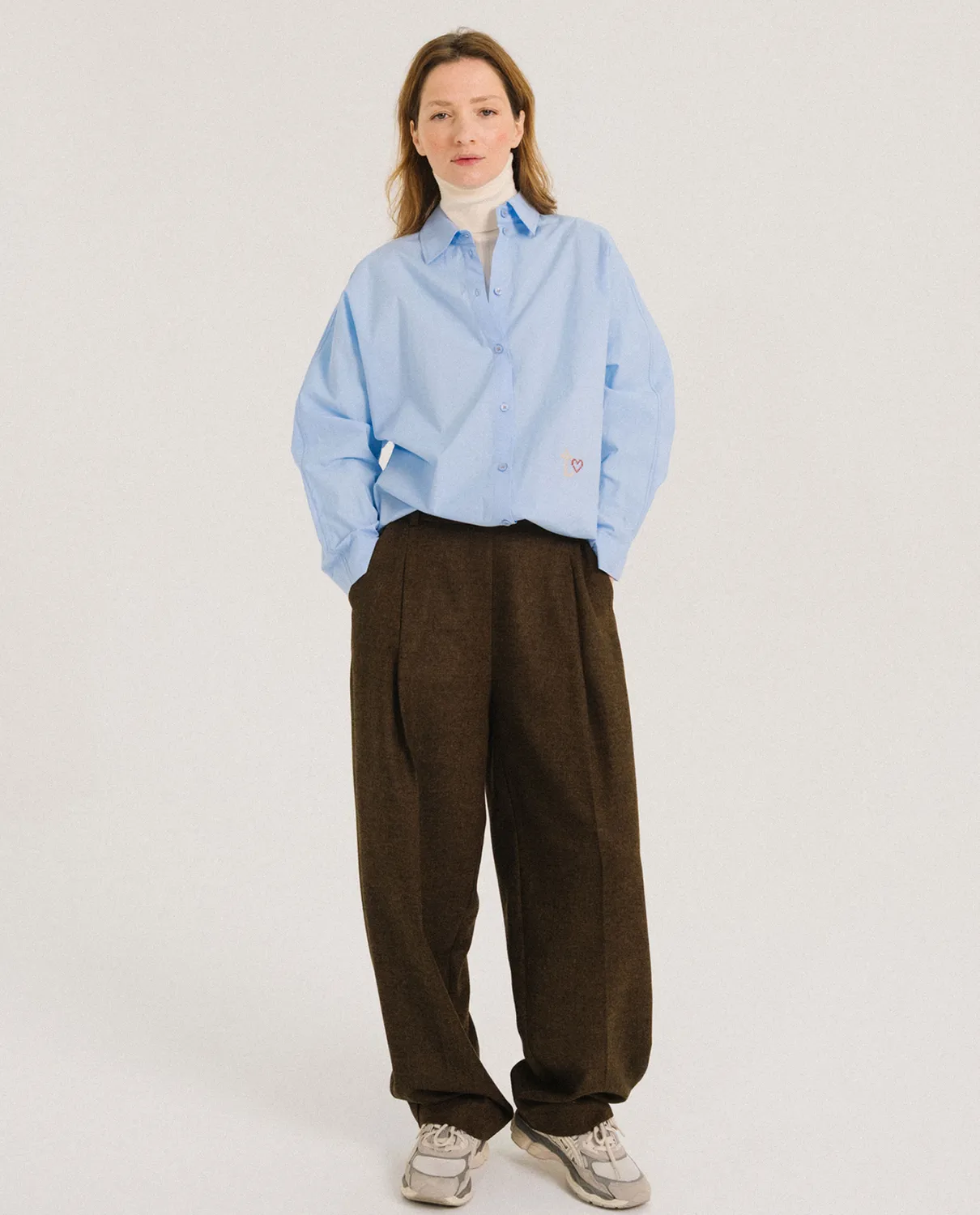 Tinsels Francois pantalon Nuts flanelle barrel