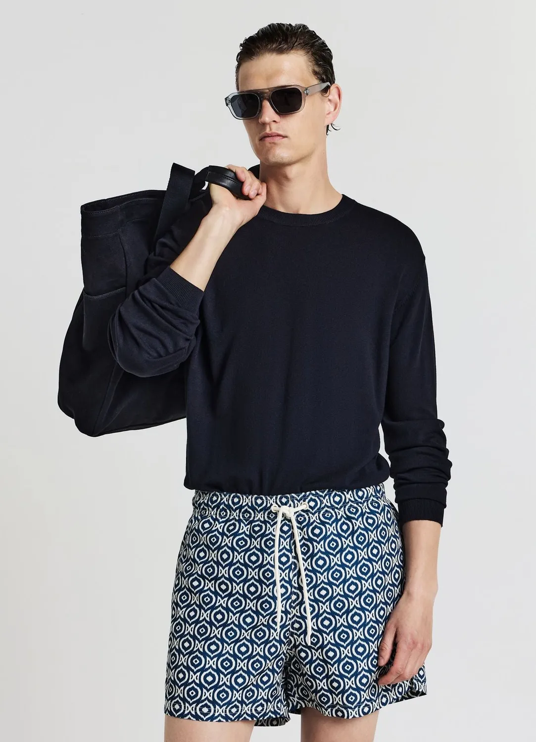 Calliope bermuda de bain homme à motif