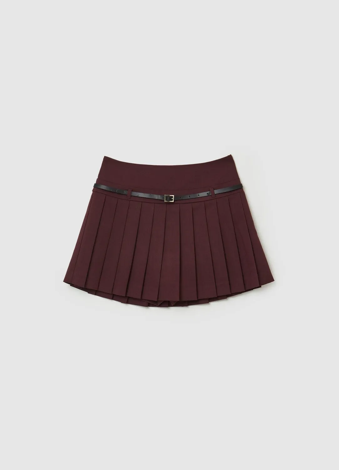 Calliope Skort plissé femme avec ceinture