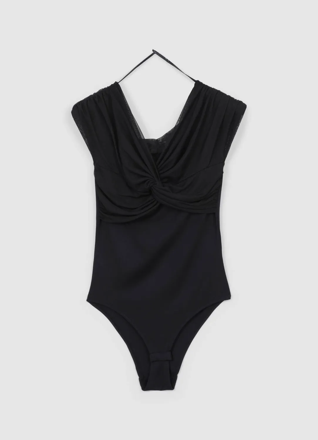 Calliope body nœud tulle boutonné regular femme