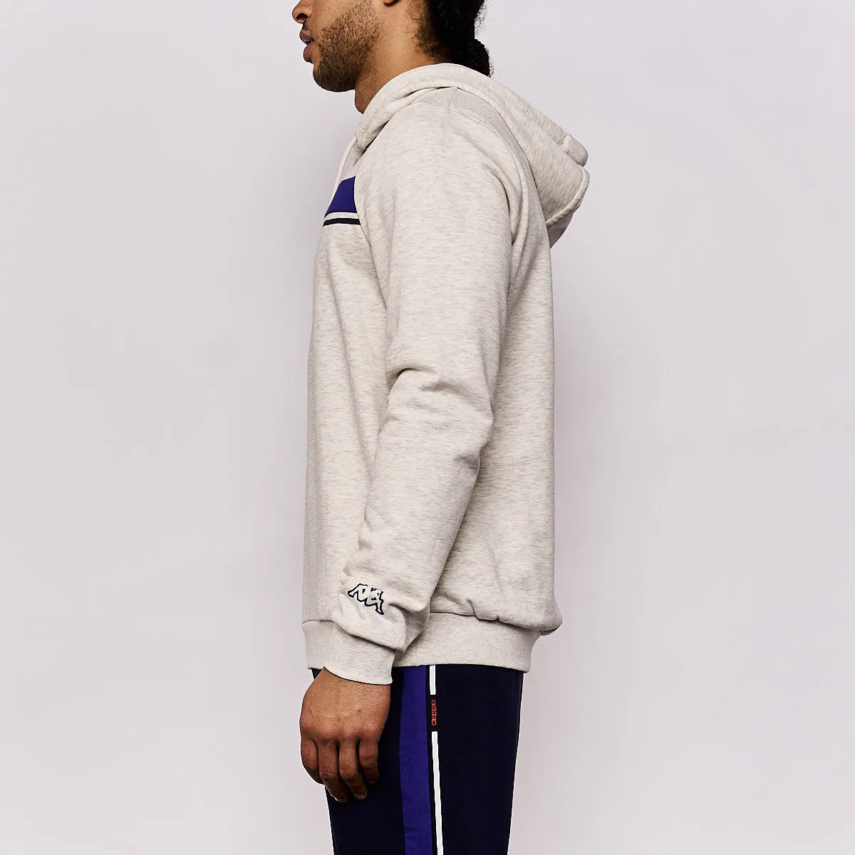 Robe di Kappa Affragola hoodie homme blanc cassé coton