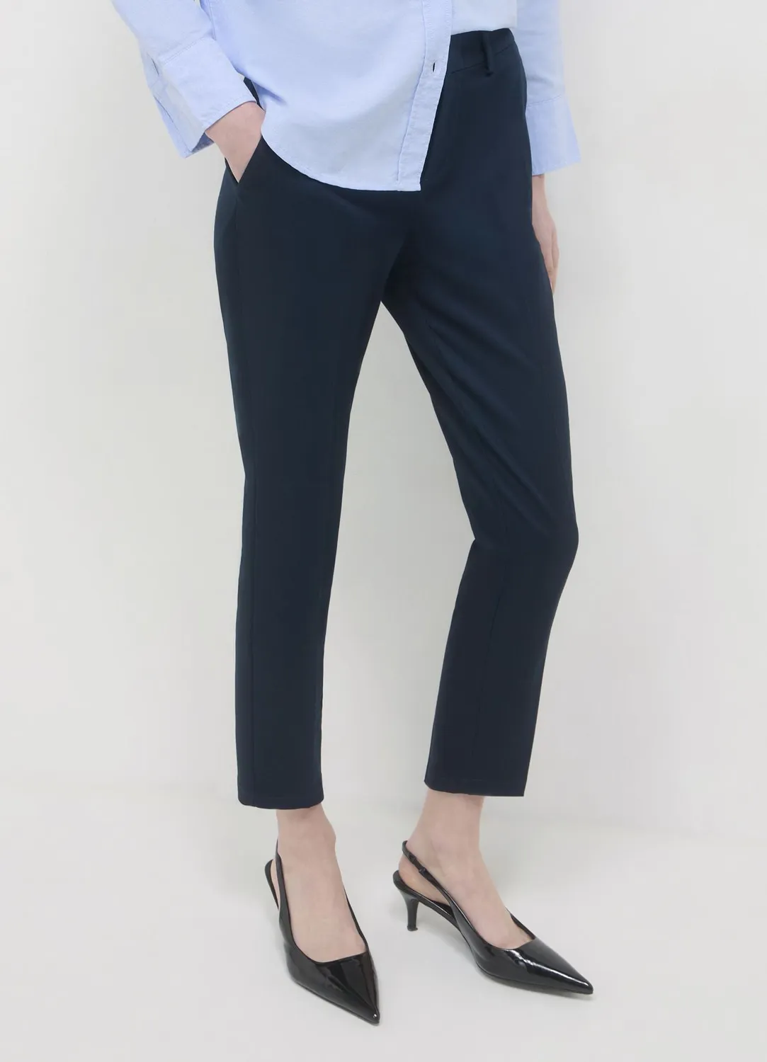 Calliope pantalon satin coton femme taille S