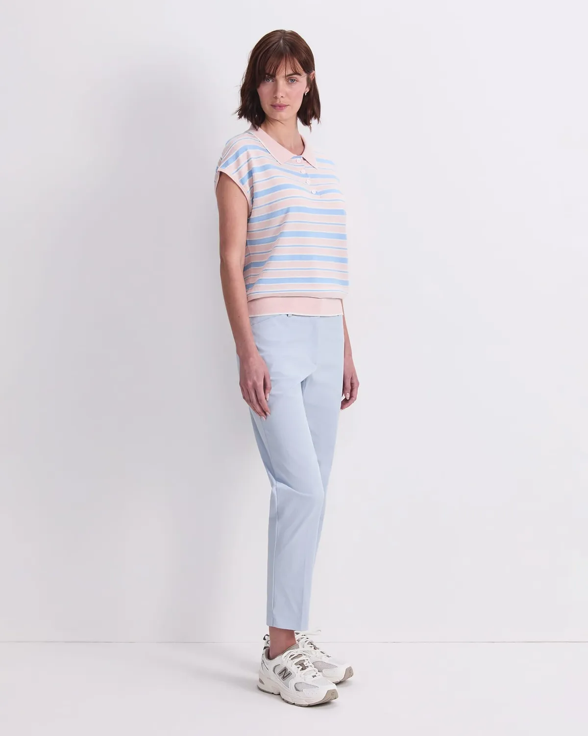 Sportscraft Alphine Stripe polo rayé femme coupe détente