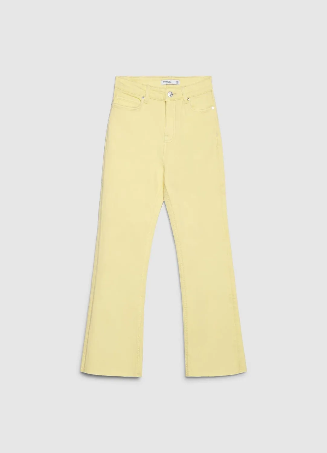 Calliope jean cropped flare femme uni regular