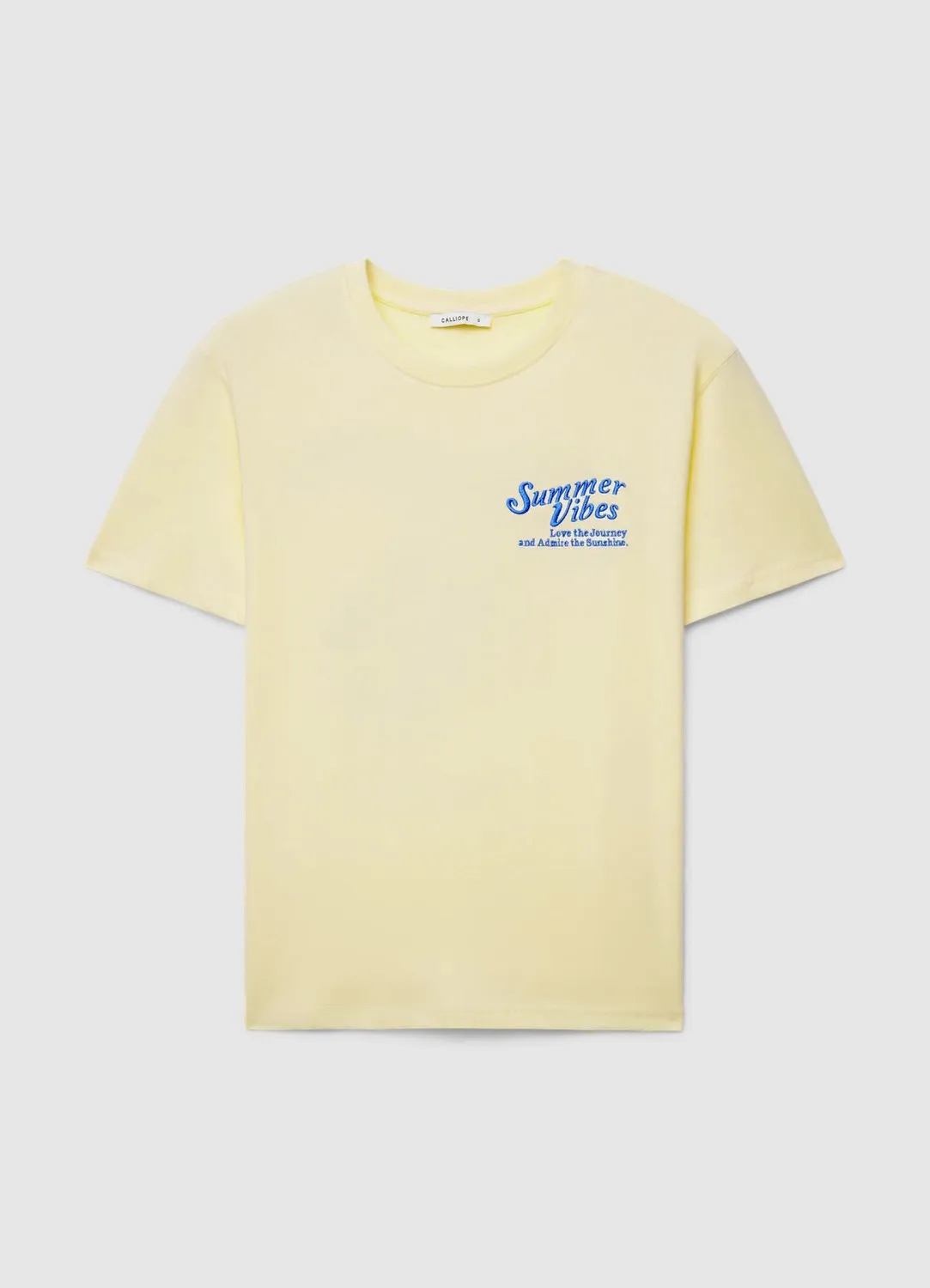 Calliope t-shirt femme manches courtes broderie