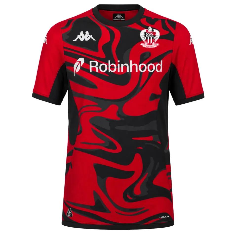 Kappa Mokibapre Pro 2 OGC Nice maillot rouge homme