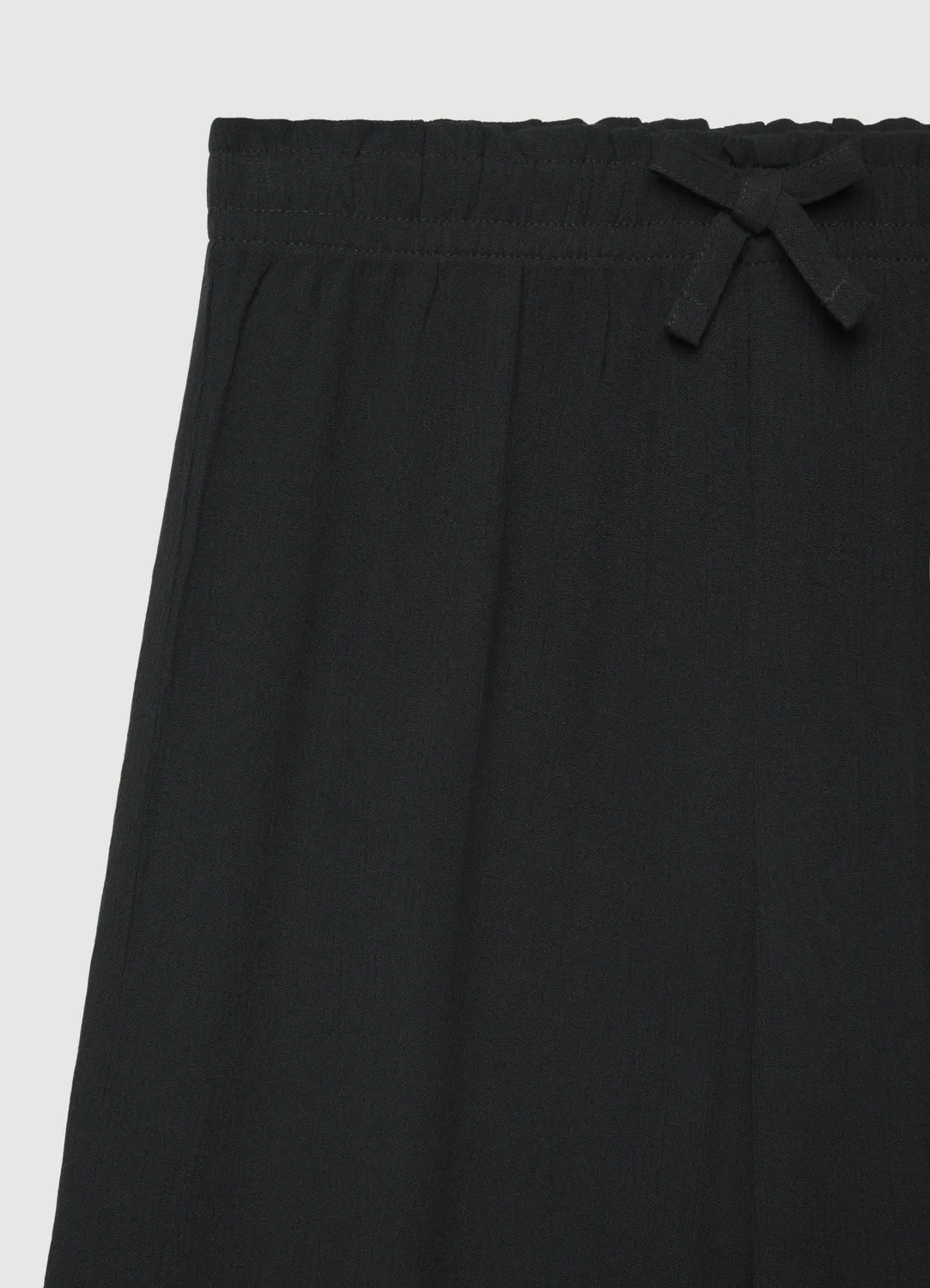 Calliope pantalon crop fille uni taille haute cordon