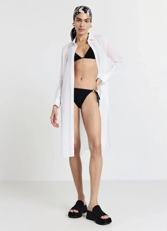 Calliope Slip maillot femme brésilien gaufré