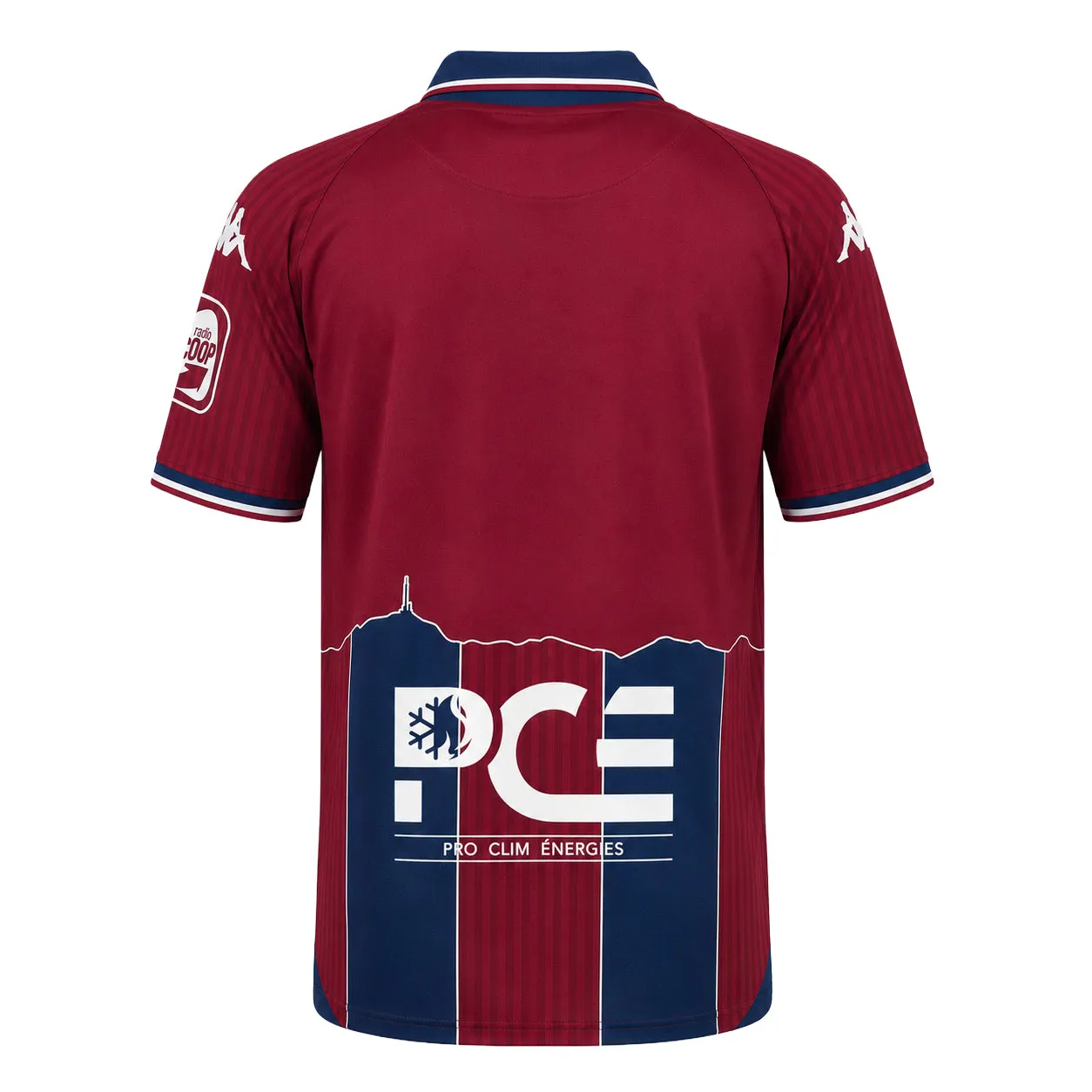 Robe di Kappa Kombat Home Clermont Foot 63 26/27 maillot enfant rouge