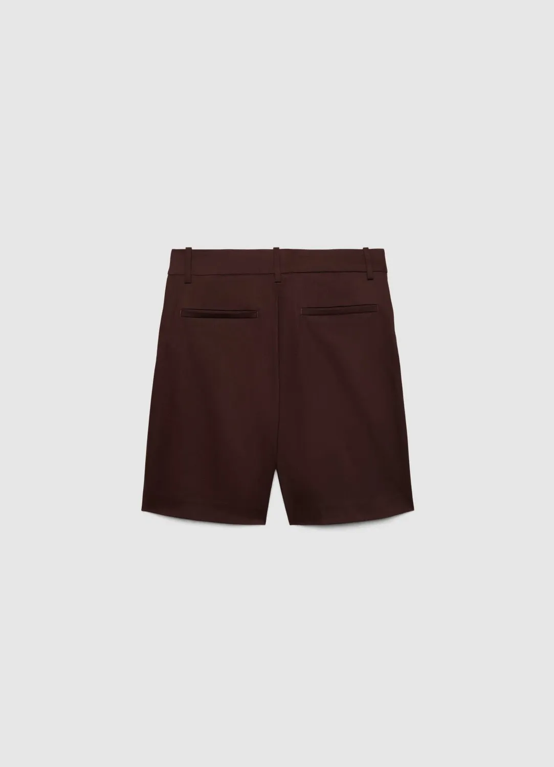 Calliope bermuda femme taille haute uni bureau