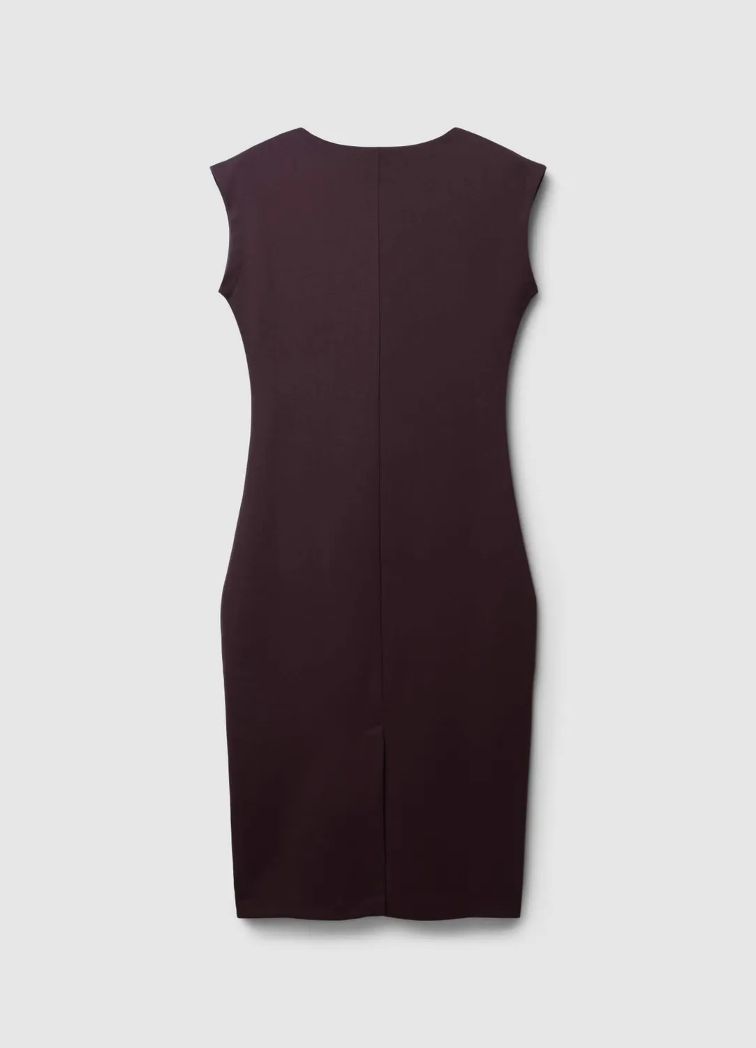 Calliope Atelier robe fourreau col V fente dos