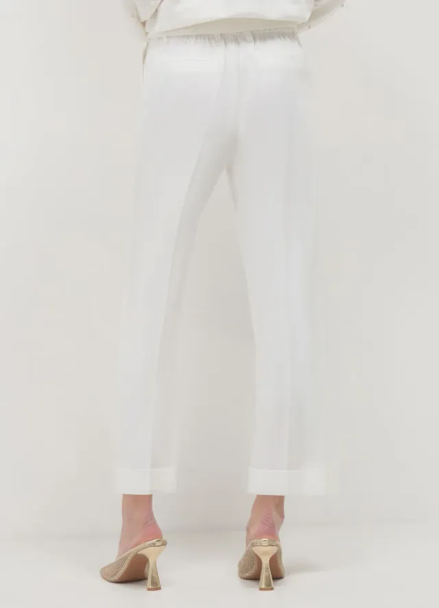 Calliope pantalon classique femme revers regular