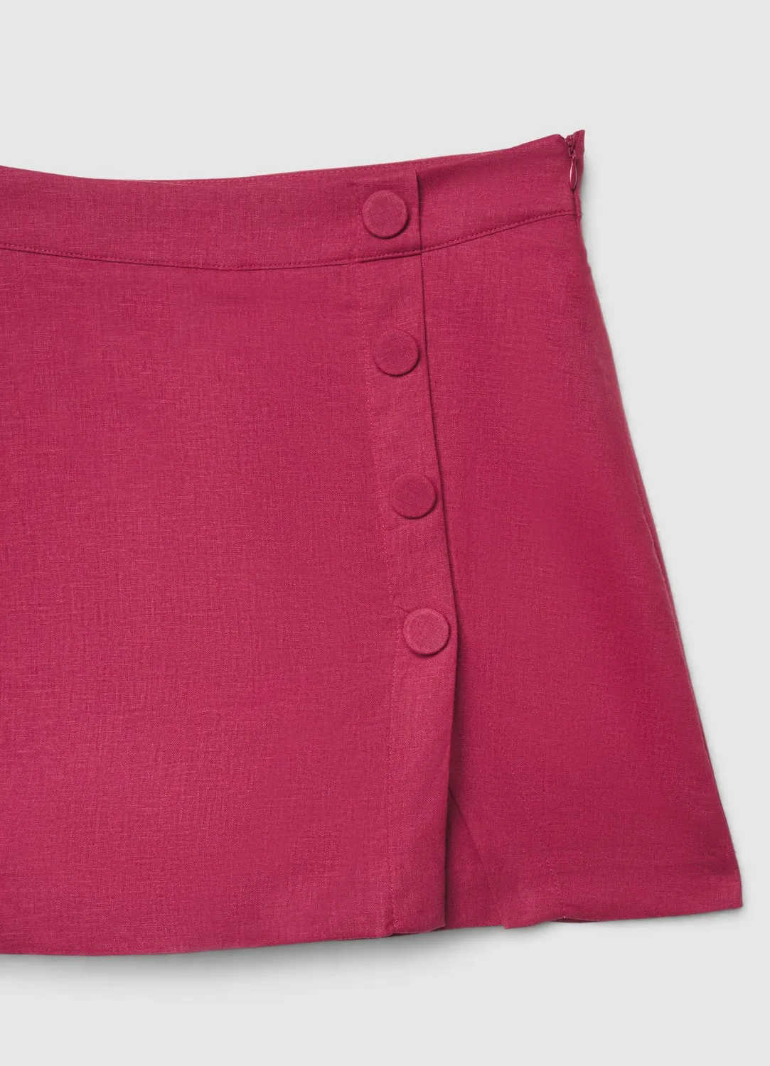 Calliope jupe-short boutons femme taille haute