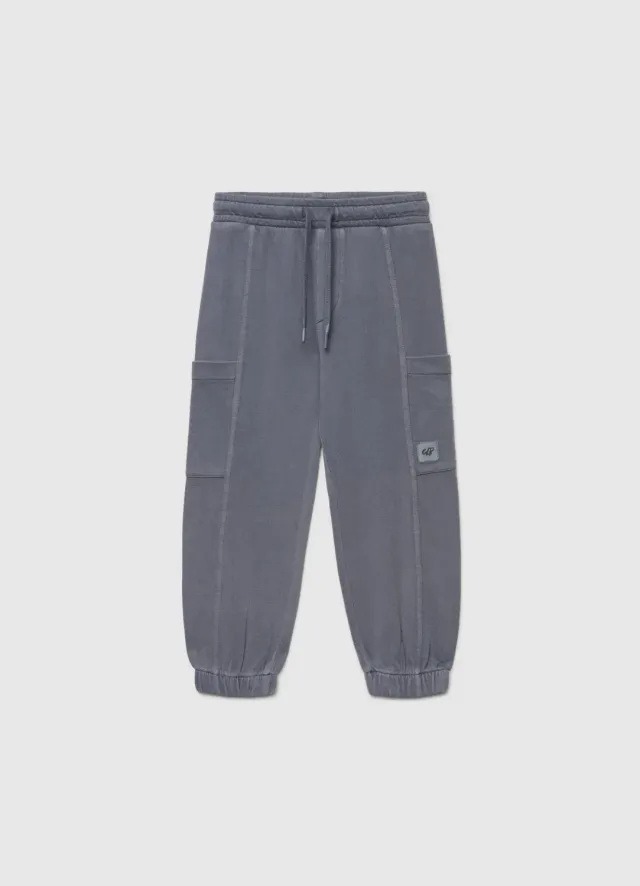 Calliope pantalon cargo garçon jogging à cordon