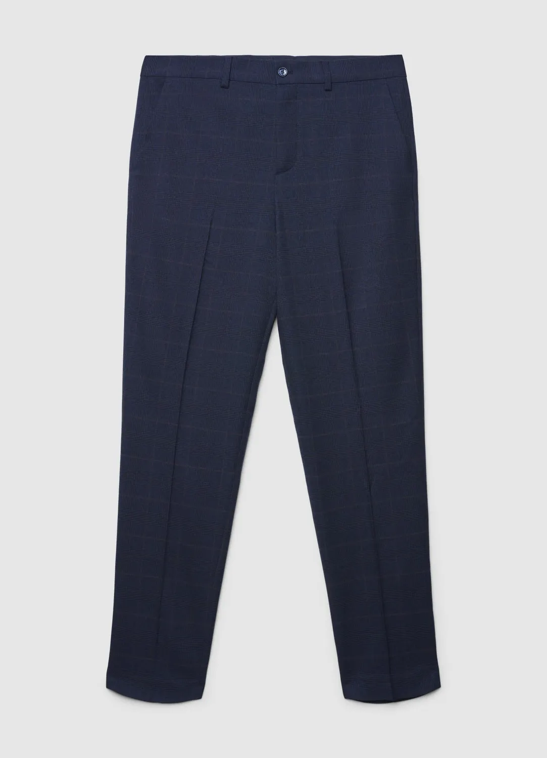 Calliope pantalon homme à carreaux coupe regular bureau