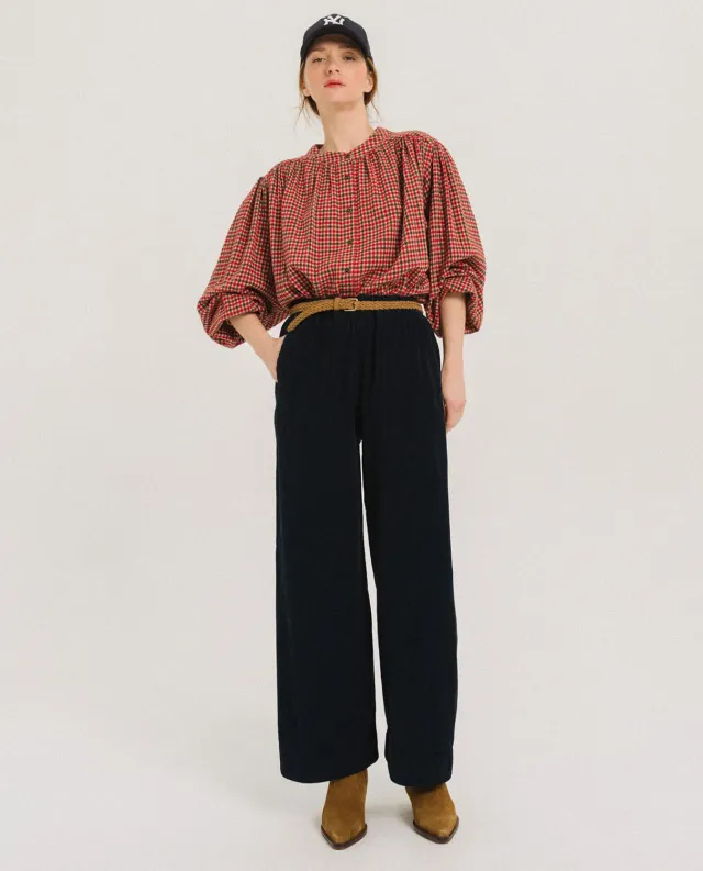 Tinsels Djoudi pantalon velours carbone