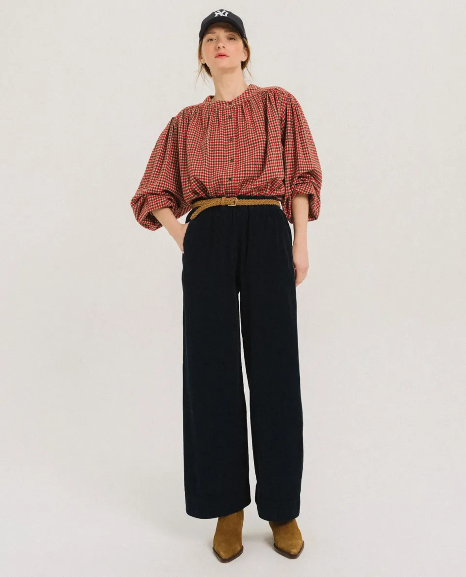 Tinsels Djoudi pantalon velours carbone
