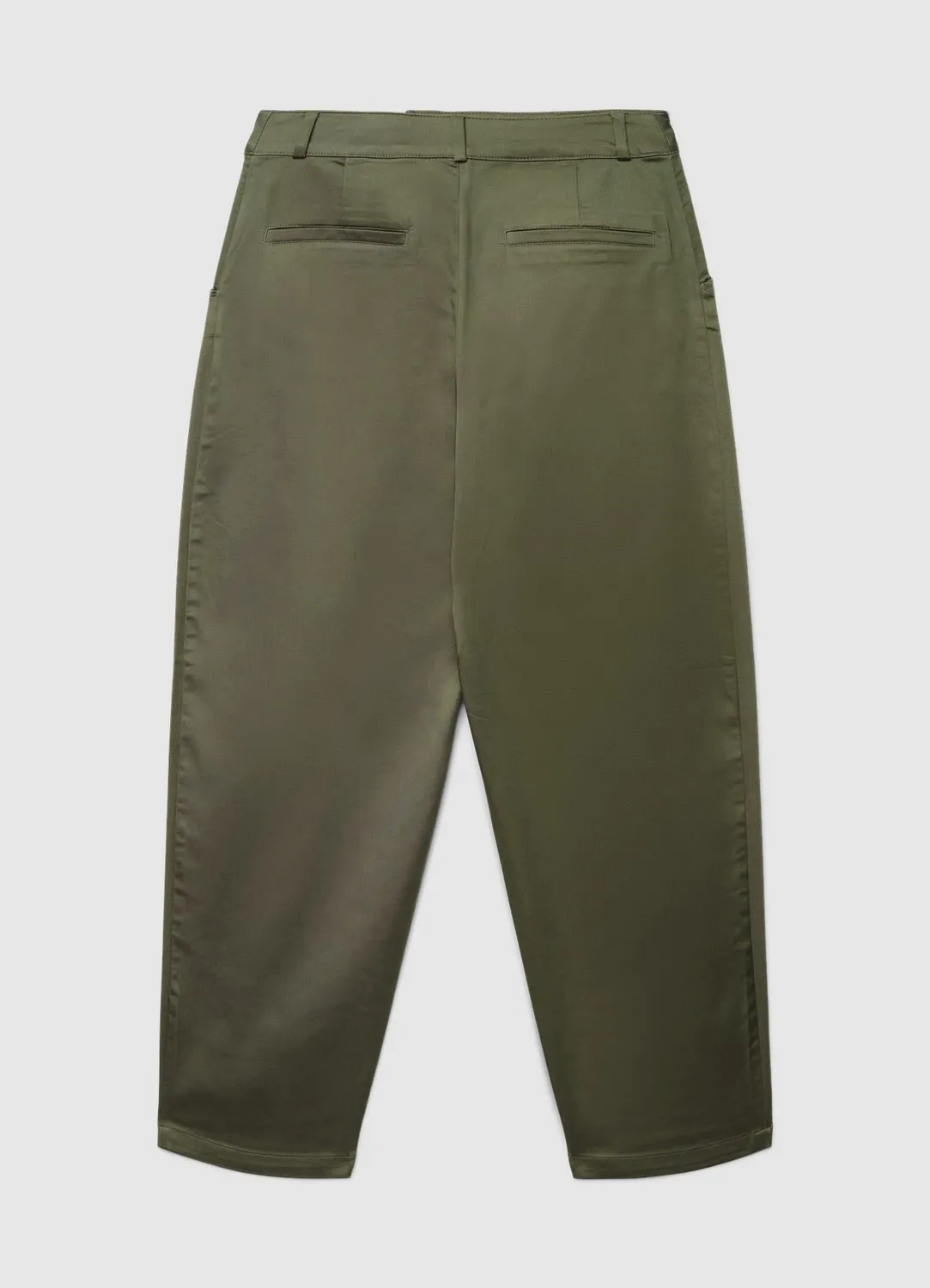 Calliope Carrot pantalon coton femme uni coupe regular