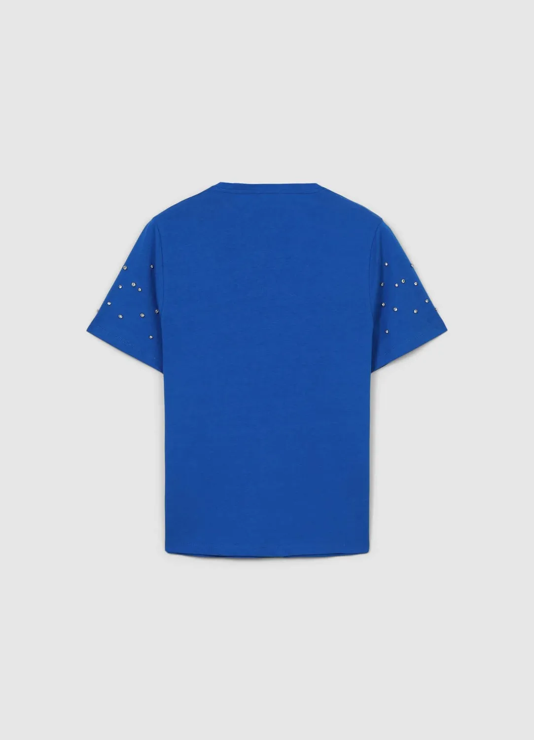 Calliope t-shirt coton femme manches strass