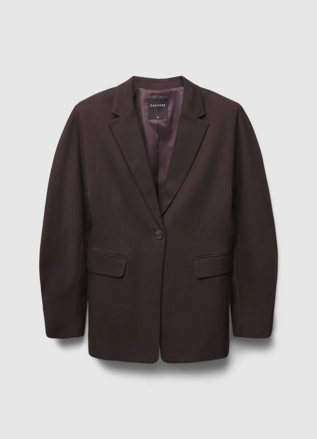 Calliope veste cintrée blazer S 1 bouton réversible