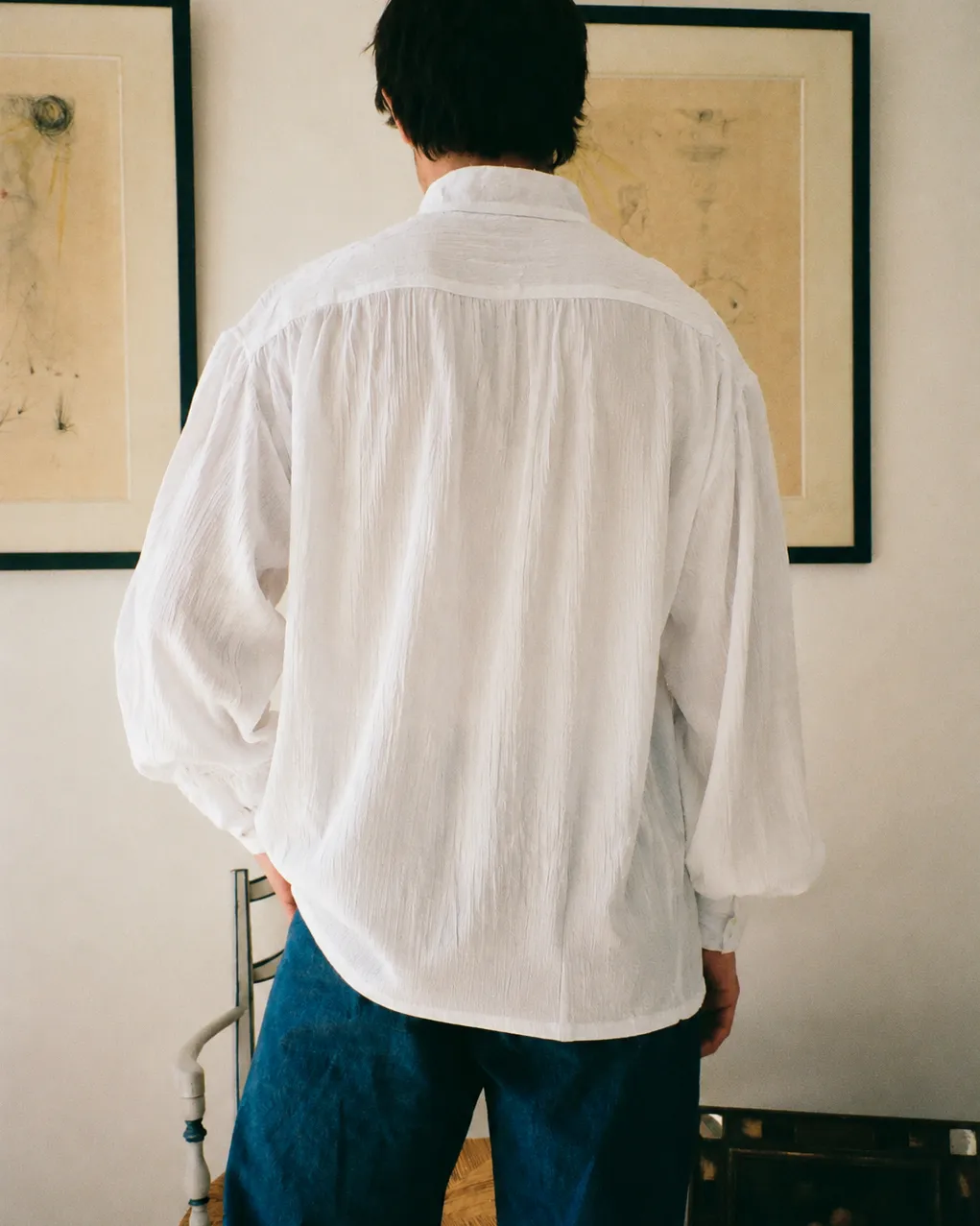 EREVAN Signac chemise pleats volume ample