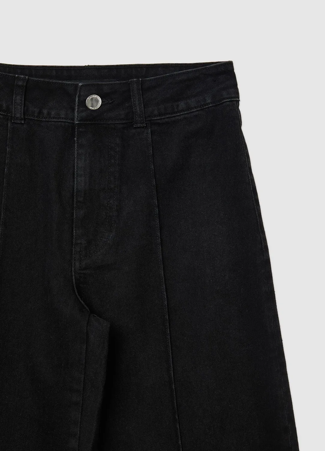 Calliope jean wide leg plis femme taille haute