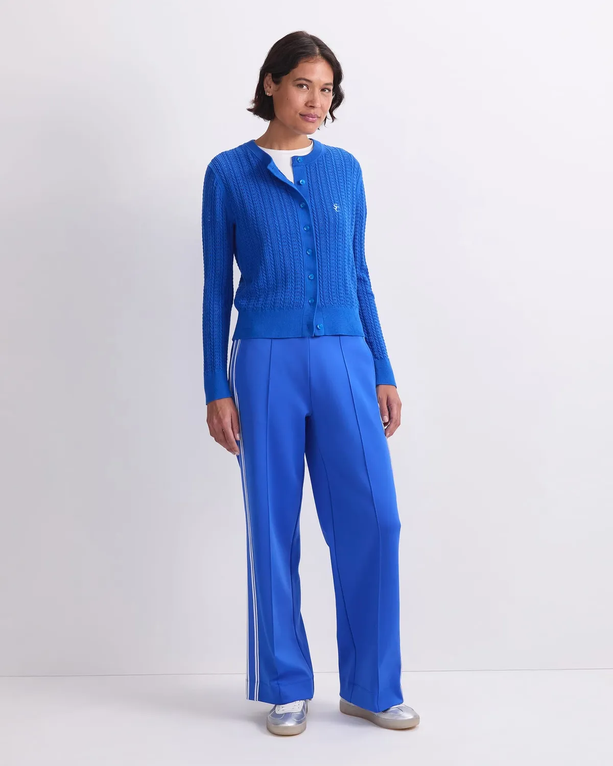 Sportscraft Elka Cable gilet coton ajouré