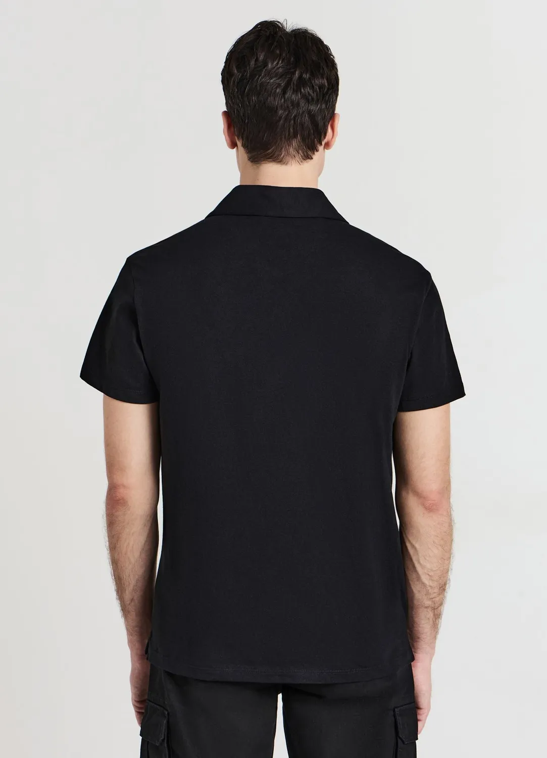 Calliope polo homme manches courtes coton uni