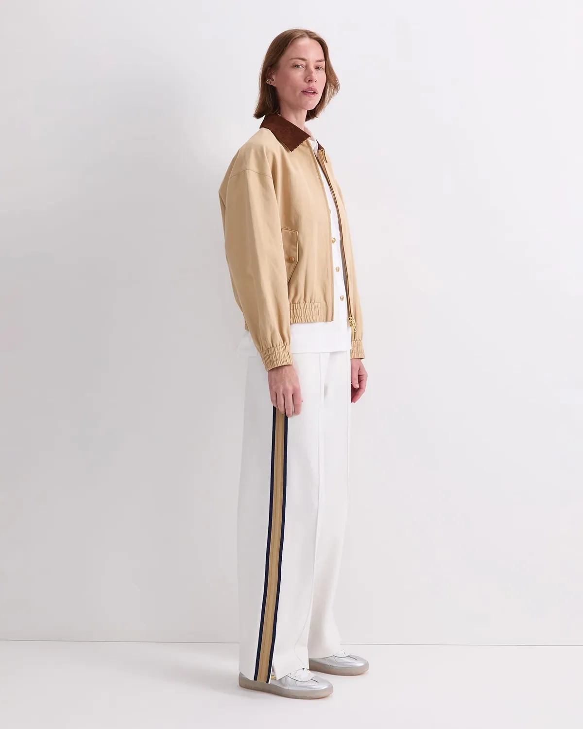 Sportscraft Tate Bomber veste femme coton lin
