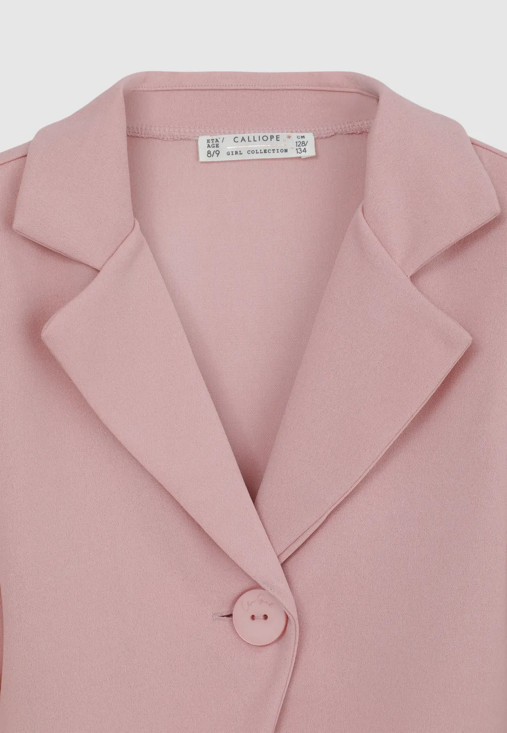 Calliope veste crop unie fille coupe courte