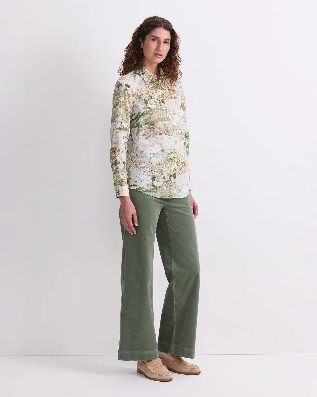Sportscraft Story Map Liberty chemise coton femme imprimé