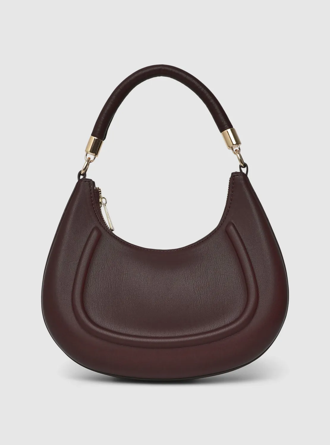 Calliope sac demi-lune rigide bandoulière 27 cm zip