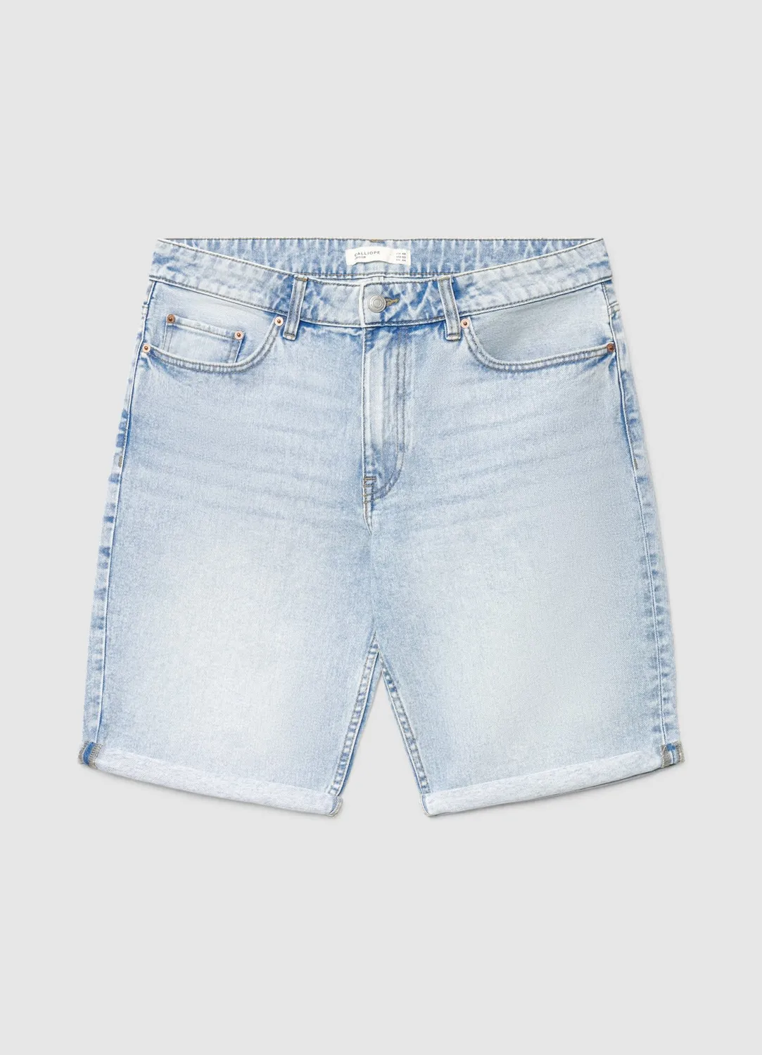 Calliope short jean homme 5 poches uni
